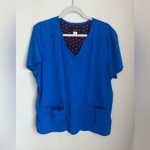 Koi basic royal blue women scrubs